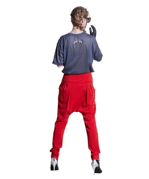 GREEDILOUS(グリディアス)の「レッドバギーパンツ(その他パンツ・レディース・その他・S/M/L/XS)」の3枚目の写真