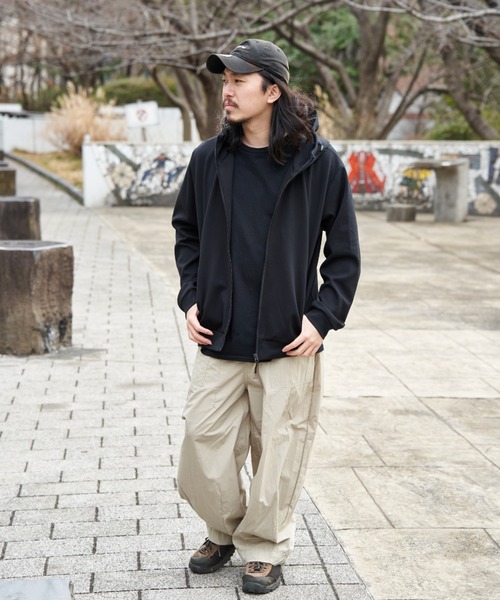 NO NEED（ノーニード）の「ストレッチジップパーカー（Tシャツ/カットソー・メンズ・ブラック/グレー系その他/ネイビー・LL）」の10枚目の写真