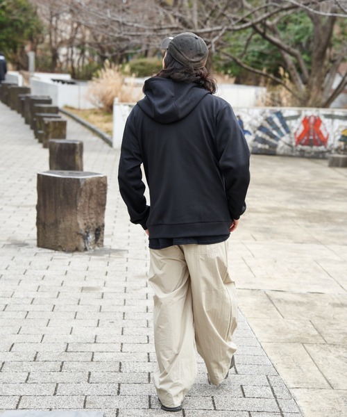 NO NEED（ノーニード）の「ストレッチジップパーカー（Tシャツ/カットソー・メンズ・ブラック/グレー系その他/ネイビー・LL）」の12枚目の写真