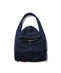 ANGLAN（アングラン）の「Zip-Up Hoodie Bag - Navy（メッセンジャーバッグ）」