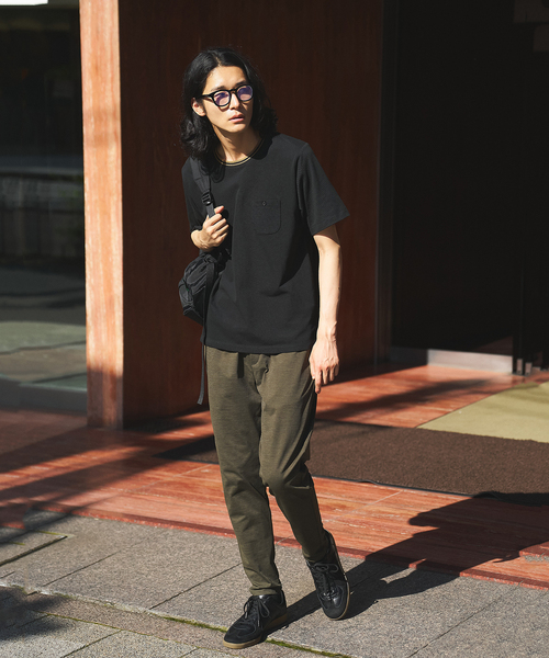 B.C STOCK(ベーセーストック)の「【吸水速乾・4WAY・防シワ・ウォッシャブル・接触冷感】スラブ TAKE IT EASY パンツ(その他パンツ・メンズ・ブラック/チャコールグレー/グリーン/グレー・X-LARGE/LARGE/MEDIUM/SMALL)」の18枚目の写真