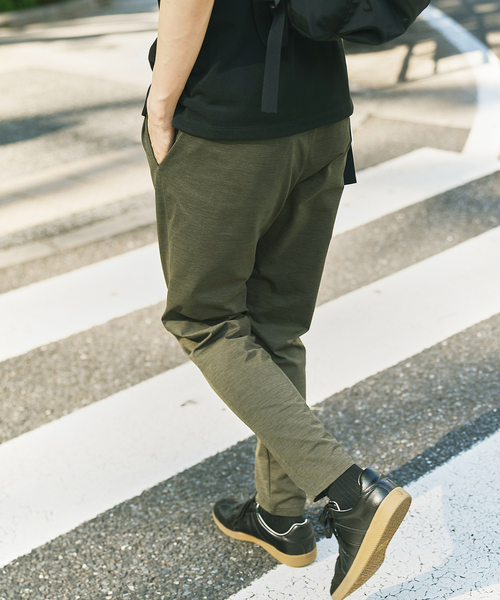 B.C STOCK(ベーセーストック)の「【吸水速乾・4WAY・防シワ・ウォッシャブル・接触冷感】スラブ TAKE IT EASY パンツ(その他パンツ・メンズ・ブラック/チャコールグレー/グリーン/グレー・X-LARGE/LARGE/MEDIUM/SMALL)」の17枚目の写真