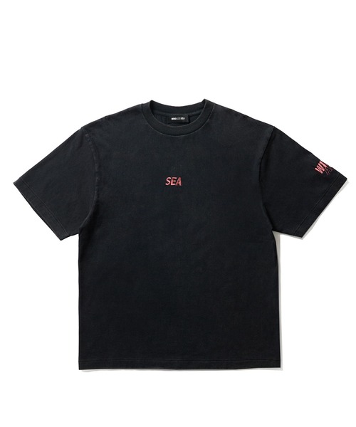 WIND AND SEA（ウィンダンシー）の「【ZOZO限定】BLACK EDITION S/S TEE（Tシャツ/カットソー・メンズ・ブラック×パープル/ブラック×レッド/ブラック×ブルー・MEDIUM/SMALL/X-LARGE/LARGE）」の2枚目の写真