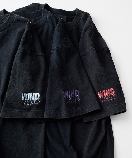 WIND AND SEA（ウィンダンシー）の「【ZOZO限定】BLACK EDITION S/S TEE（Tシャツ/カットソー・メンズ・ブラック×パープル/ブラック×レッド/ブラック×ブルー・MEDIUM/SMALL/X-LARGE/LARGE）」の5枚目の写真