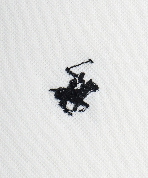 BEVERLY HILLS POLO CLUB(ビバリーヒルズポロクラブ)の「2026SS BEVERLY HILLS POLO CLUB/ビバリーヒルズポロクラブ オーバーサイズ ワンポイント刺繍 襟ライン ポロシャツ レディース メンズ(ポロシャツ・レディース・サックスブルー/オリーブ/グリーン/ホワイト/ブラック/ネイビー・M/LL/L)」の15枚目の写真