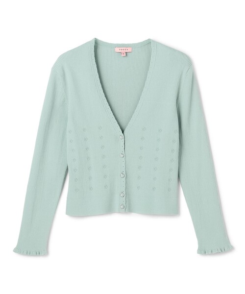 TOCCA(トッカ)の「STELLA BREEZE KNIT カーディガン(カーディガン/ボレロ・レディース・アイボリー系/ブラック系/ブルー系・SMALL/MEDIUM)」の13枚目の写真