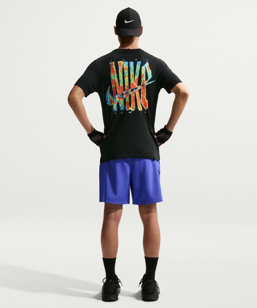 NIKE（ナイキ）の「ナイキ NIKE ナイキ DF FORM GFX FILL ショート（その他パンツ・メンズ・バイオレット/グレー・S/M/L/LL/3L）」の6枚目の写真