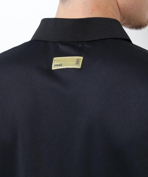 PING(ピン)の「【PING APPAREL】サンベール×クールフローカノコ半袖ポロシャツ <GOLD> (LADIES)(ポロシャツ・メンズ・ブラック/ホワイト/ピンク・LL1/M/L/LL/S)」の4枚目の写真