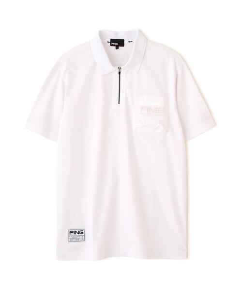 PING(ピン)の「【PING APPAREL】サンベール×クールフローカノコ半袖ポロシャツ <GOLD> (LADIES)(ポロシャツ・メンズ・ブラック/ホワイト/ピンク・LL1/M/L/LL/S)」の14枚目の写真