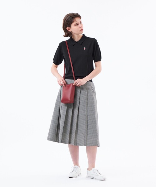 MACKINTOSH PHILOSOPHY(マッキントッシュ フィロソフィー)の「【WEB&一部店舗限定】バッキンガムベア ポロカラーニット(ポロシャツ・レディース・ベージュ系その他/ブラック/ブルー系その他3/ブラウン系その他4/ダークネイビー/ライトイエロー・38)」の7枚目の写真