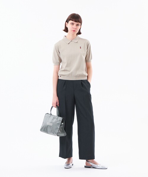 MACKINTOSH PHILOSOPHY(マッキントッシュ フィロソフィー)の「【WEB&一部店舗限定】バッキンガムベア ポロカラーニット(ポロシャツ・レディース・ベージュ系その他/ブラック/ブルー系その他3/ブラウン系その他4/ダークネイビー/ライトイエロー・38)」の10枚目の写真