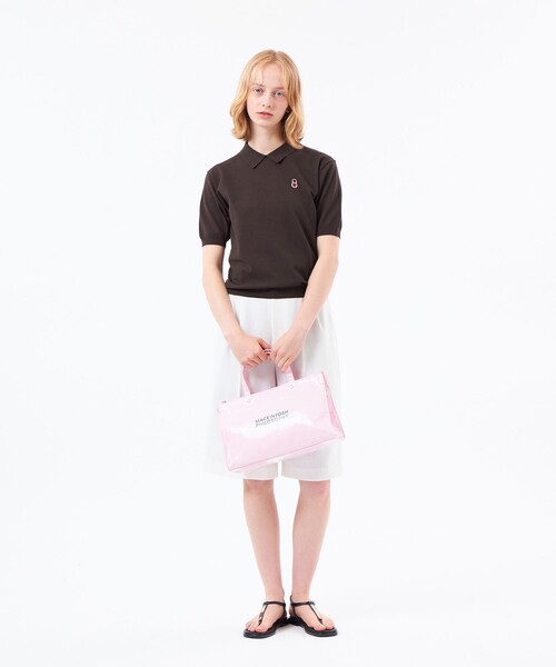 MACKINTOSH PHILOSOPHY(マッキントッシュ フィロソフィー)の「【WEB&一部店舗限定】バッキンガムベア ポロカラーニット(ポロシャツ・レディース・ベージュ系その他/ブラック/ブルー系その他3/ブラウン系その他4/ダークネイビー/ライトイエロー・38)」の11枚目の写真