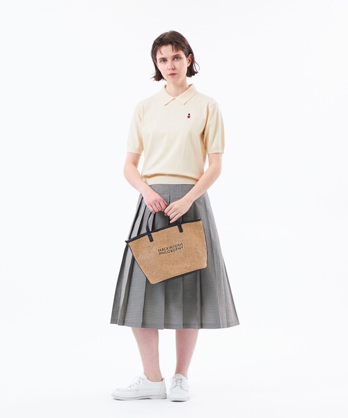 MACKINTOSH PHILOSOPHY(マッキントッシュ フィロソフィー)の「【WEB&一部店舗限定】バッキンガムベア ポロカラーニット(ポロシャツ・レディース・ベージュ系その他/ブラック/ブルー系その他3/ブラウン系その他4/ダークネイビー/ライトイエロー・38)」の12枚目の写真