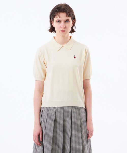 MACKINTOSH PHILOSOPHY(マッキントッシュ フィロソフィー)の「【WEB&一部店舗限定】バッキンガムベア ポロカラーニット(ポロシャツ・レディース・ベージュ系その他/ブラック/ブルー系その他3/ブラウン系その他4/ダークネイビー/ライトイエロー・38)」の13枚目の写真