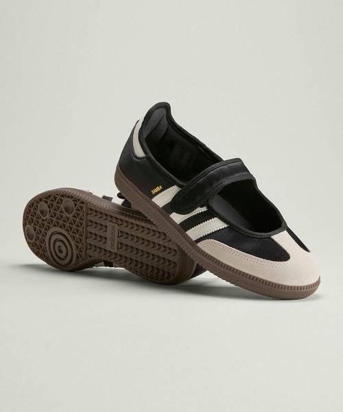 adidas/アディダス Samba Jane レザーアッパー スリーストライプス