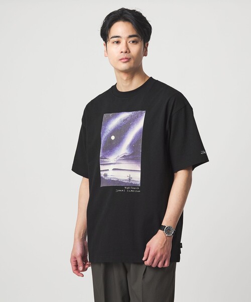 Jonas Claesson(ジョナスクレアッソン)の「【別注】<Jonas Claesson>SEA アート 半袖 Tシャツ(Tシャツ/カットソー・メンズ・ホワイト/ブラック/その他1/その他2・L/M)」の2枚目の写真