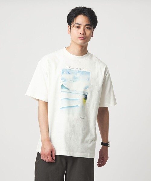 Jonas Claesson(ジョナスクレアッソン)の「【別注】<Jonas Claesson>SEA アート 半袖 Tシャツ(Tシャツ/カットソー・メンズ・ホワイト/ブラック/その他1/その他2・L/M)」の17枚目の写真