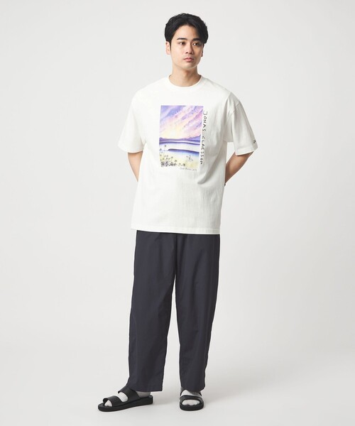 Jonas Claesson(ジョナスクレアッソン)の「【別注】<Jonas Claesson>SEA アート 半袖 Tシャツ(Tシャツ/カットソー・メンズ・ホワイト/ブラック/その他1/その他2・L/M)」の19枚目の写真