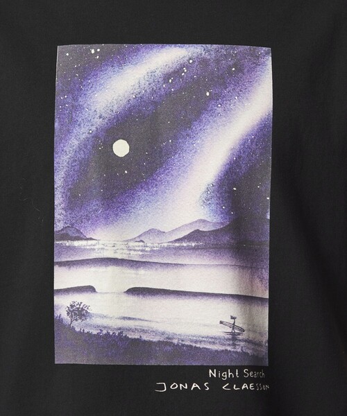 Jonas Claesson(ジョナスクレアッソン)の「【別注】<Jonas Claesson>SEA アート 半袖 Tシャツ(Tシャツ/カットソー・メンズ・ホワイト/ブラック/その他1/その他2・L/M)」の11枚目の写真