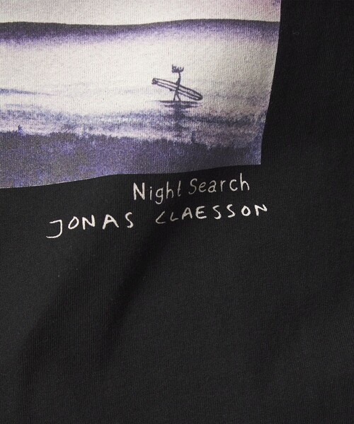 Jonas Claesson(ジョナスクレアッソン)の「【別注】<Jonas Claesson>SEA アート 半袖 Tシャツ(Tシャツ/カットソー・メンズ・ホワイト/ブラック/その他1/その他2・L/M)」の12枚目の写真