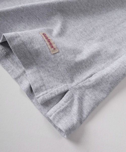 Goodwear(グッドウェア)の「【75】【Goodwear/グッドウェア】ヘビーウェイト USAコットン ヘンリーネック 半袖Tシャツ/ビッグシルエット/ピスネーム(Tシャツ/カットソー・メンズ・グレー/チャコールグレー/ブルー/ブラック/ホワイト/ダークグレー/ネイビー・L/XL/S/M)」の13枚目の写真