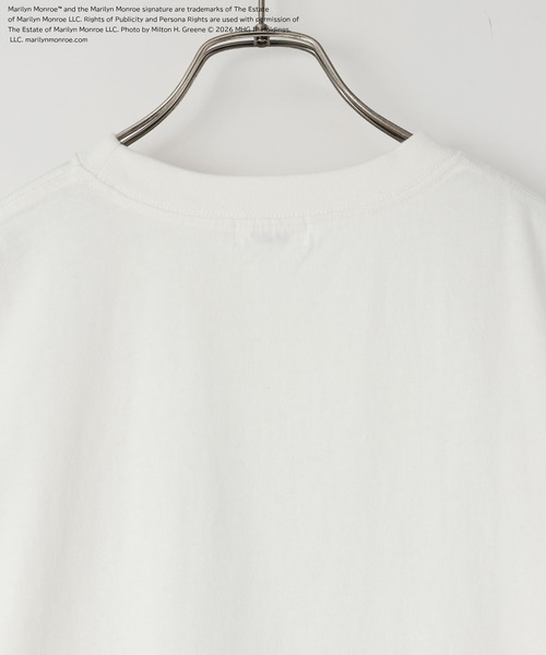 LOWRYS FARM(ローリーズファーム)の「Marilyn MonroeフォトTEE 666047(Tシャツ/カットソー・レディース・アイボリー/オフホワイト/ブラック/ライトブルー・FREE)」の10枚目の写真