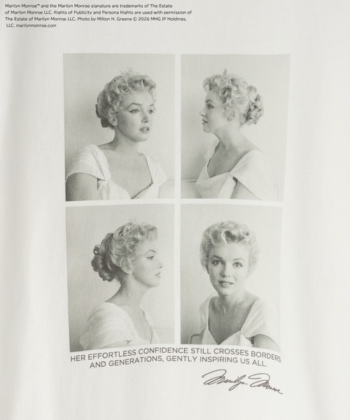 LOWRYS FARM(ローリーズファーム)の「Marilyn MonroeフォトTEE 666047(Tシャツ/カットソー・レディース・アイボリー/オフホワイト/ブラック/ライトブルー・FREE)」の11枚目の写真