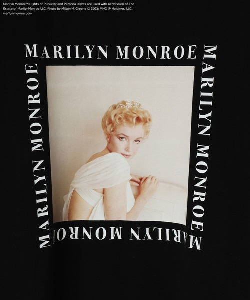LOWRYS FARM(ローリーズファーム)の「Marilyn MonroeフォトTEE 666047(Tシャツ/カットソー・レディース・アイボリー/オフホワイト/ブラック/ライトブルー・FREE)」の13枚目の写真