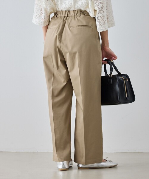 ROPE' PICNIC(ロペピクニック)の「【cahoさんコラボ】低身長・小柄さんサイズ ウエストタックチノパンツ(チノパンツ・レディース・ベージュ/カーキ・S/M)」の16枚目の写真
