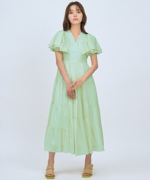【美品】And Couture ワンピース　カーキ　M AND COUTURE｜アンドクチュールのワンピース/ドレス（グリーン・カーキ