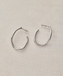 【GOLDY】ウェービーフープピアス
