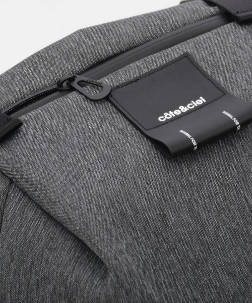 Cote&Ciel（コートエシエル）の「【cote&ciel/コートエシエル】 Saru EcoYarn Black Melange（バックパック/リュック・メンズ・ブラック・FREE）」の6枚目の写真