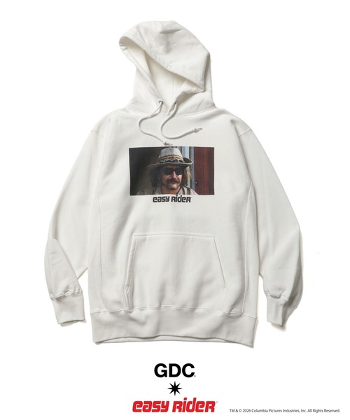 GDC(ジーディーシー)の「【Easy Rider×GDC】Billy Hoodie(パーカー・メンズ・ホワイト/ブラック・SMALL/MEDIUM/LARGE/X-LARGE)」の9枚目の写真