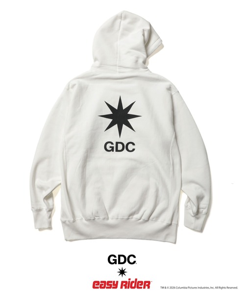 GDC(ジーディーシー)の「【Easy Rider×GDC】Billy Hoodie(パーカー・メンズ・ホワイト/ブラック・SMALL/MEDIUM/LARGE/X-LARGE)」の8枚目の写真