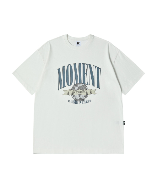 BUBBLPIECE（バブルピース）の「[男女共用] モーメントピグメントTシャツ_ホワイト（Tシャツ/カットソー・レディース・その他・MEDIUM/LARGE）」の4枚目の写真