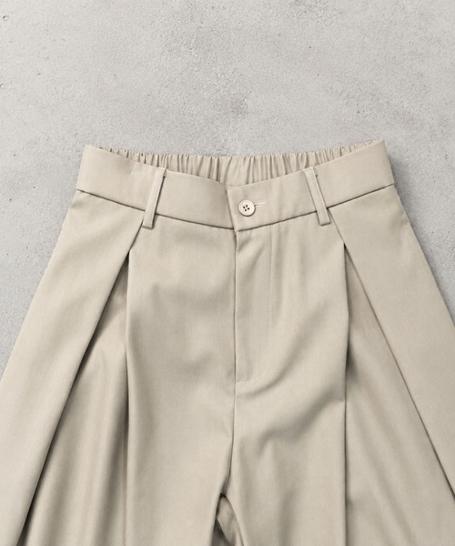 CALIFORNIA OUTFITTERS(カリフォルニア アウトフィッターズ)の「5C7 ボックスタックワイドスラックス(スラックス・メンズ・ブラック/ベージュ/グレー・M/L/XXL/XL)」の8枚目の写真