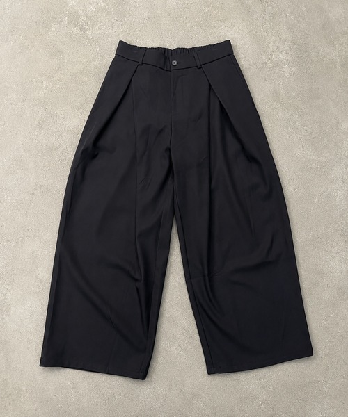 CALIFORNIA OUTFITTERS(カリフォルニア アウトフィッターズ)の「5C7 ボックスタックワイドスラックス(スラックス・メンズ・ブラック/ベージュ/グレー・M/L/XXL/XL)」の14枚目の写真