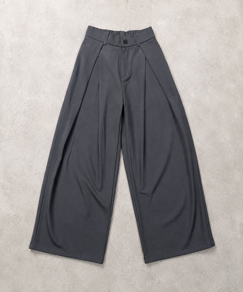 CALIFORNIA OUTFITTERS(カリフォルニア アウトフィッターズ)の「5C7 ボックスタックワイドスラックス(スラックス・メンズ・ブラック/ベージュ/グレー・M/L/XXL/XL)」の21枚目の写真