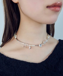 tanakadaisuke/タナカダイスケ】pearl ribbon chain necklace