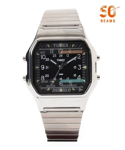 別注】TIMEX / Square Camper Silver（デジタル腕時計）｜TIMEX