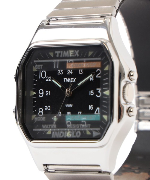 TIMEX（タイメックス）の「【別注】TIMEX / Square Camper Silver（デジタル腕時計・メンズ・シルバー・ONE SIZE）」の3枚目の写真