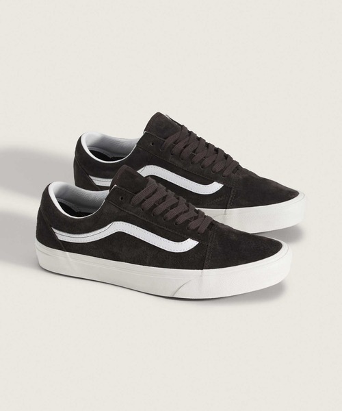 VANS(バンズ)の「オールドスクール ピッグスエード / Old Skool PIG SUEDE After Dark VN000D7ZY7U1(スニーカー・メンズ・ダークブラウン・11.5/8.5/8/7/6.5/6/5.5/5/4.5)」の2枚目の写真