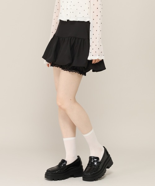 Heather(ヘザー)の「レイヤードバルーンミニスカート 1051887(スカート・レディース・ドット/オフホワイト/ブラック・S/M)」の21枚目の写真