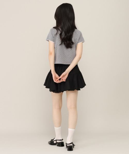 Heather(ヘザー)の「レイヤードバルーンミニスカート 1051887(スカート・レディース・ドット/オフホワイト/ブラック・S/M)」の13枚目の写真
