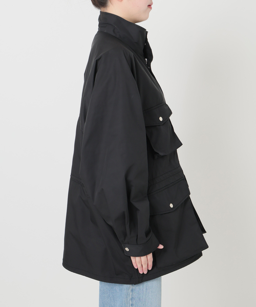 IENA(イエナ)の「《/手洗い可》撥水ポリエステルツイルユーティリティジャケット(その他アウター・レディース・カーキ/ブラック・FREE)」の6枚目の写真