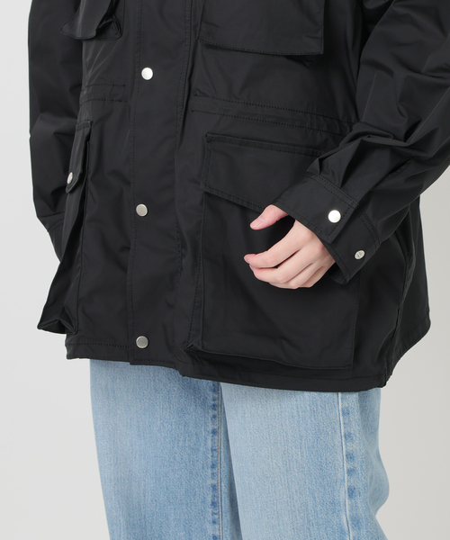 IENA(イエナ)の「《/手洗い可》撥水ポリエステルツイルユーティリティジャケット(その他アウター・レディース・カーキ/ブラック・FREE)」の8枚目の写真