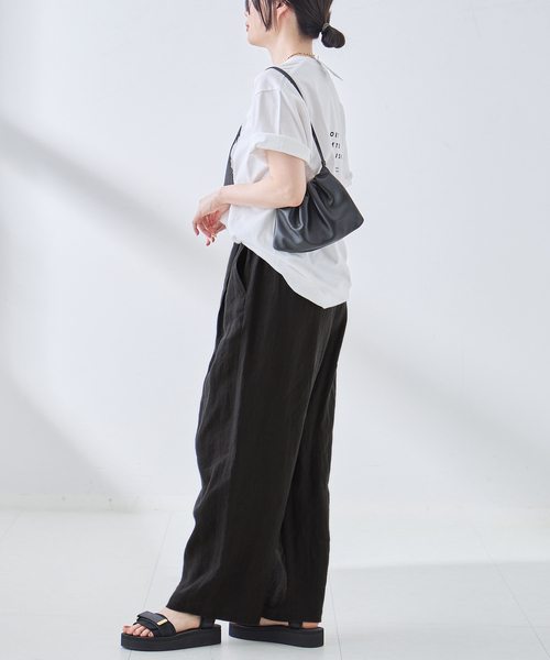 journal standard L'essage(ジャーナルスタンダードレサージュ)の「フレンチリネンイージーパンツ(その他パンツ・レディース・アイボリー/ブラック/グリーン系その他・36/38)」の22枚目の写真