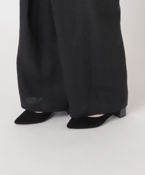 journal standard L'essage(ジャーナルスタンダードレサージュ)の「フレンチリネンイージーパンツ(その他パンツ・レディース・アイボリー/ブラック/グリーン系その他・36/38)」の14枚目の写真