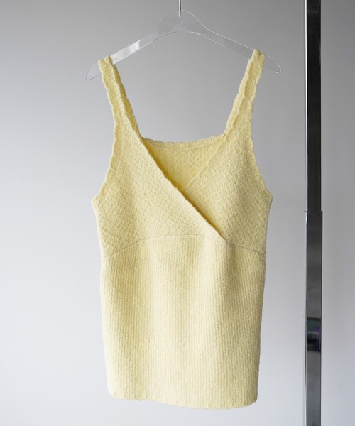 SANSeLF(サンセルフ)の「【SANSeLF】クロスラップニットキャミトップス saw26a002(その他トップス・レディース・イエロー/グレー・FREE)」の19枚目の写真