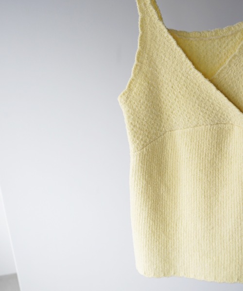 SANSeLF(サンセルフ)の「【SANSeLF】クロスラップニットキャミトップス saw26a002(その他トップス・レディース・イエロー/グレー・FREE)」の20枚目の写真